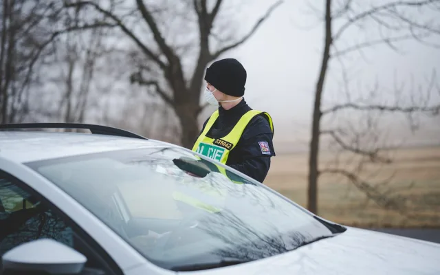 Policie od rána kontrolovala pohyb mezi okresy