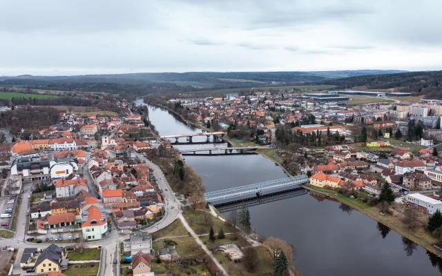 FOTOGALERIE: Oprava mostu v Týně nad Vltavou