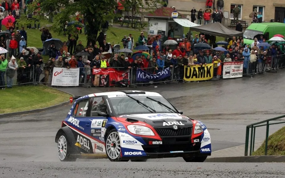 Vítězové 39. Rallye Český Krumlov Roman Kresta a Petr Gross