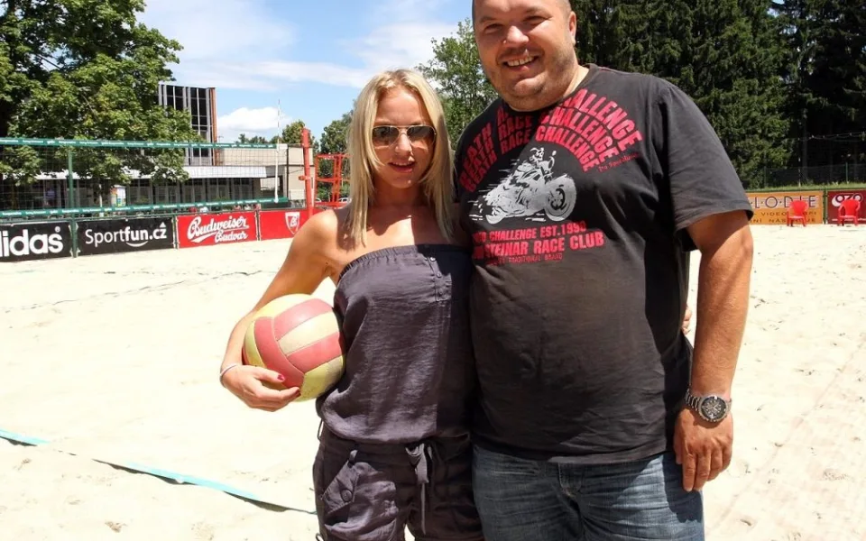 Organizátoři Benefice boršovským dětem Martina Pártlová a Jaroslav Hrubý