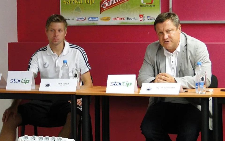 Tisková konference: David Horejš a Jiří Kotrba.