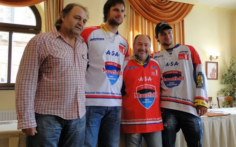 Zleva: Milan Kupka, Martin Podlešák, David Michal, Jakub Kovář