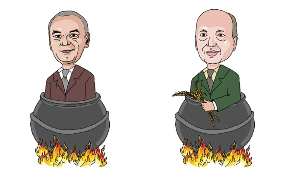 Ivan Tekel  (KSČM) &amp; Břetislav Kábele (ODS)