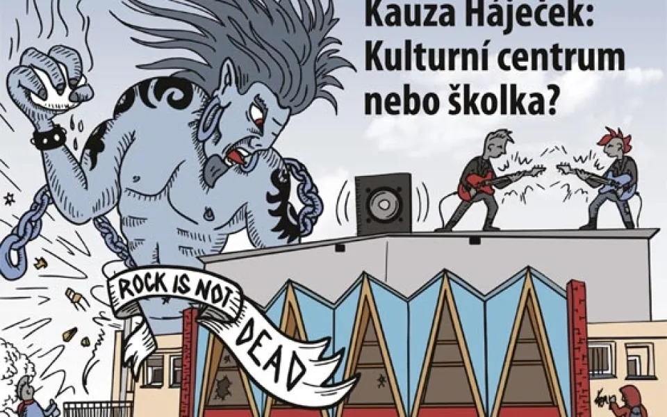 Titulní strana tištěného občasníku