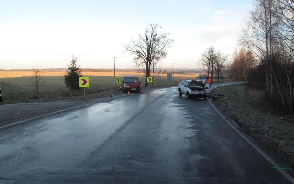 Dopravní nehoda u Ledenic-situace