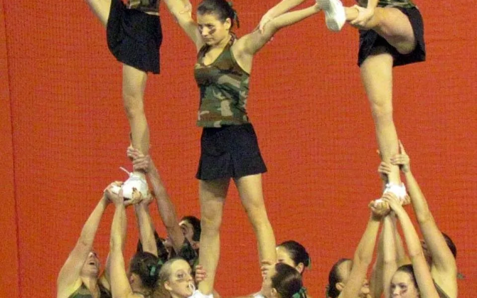 Hell´s Cheerleaders České Budějovice na soutěži v Praze