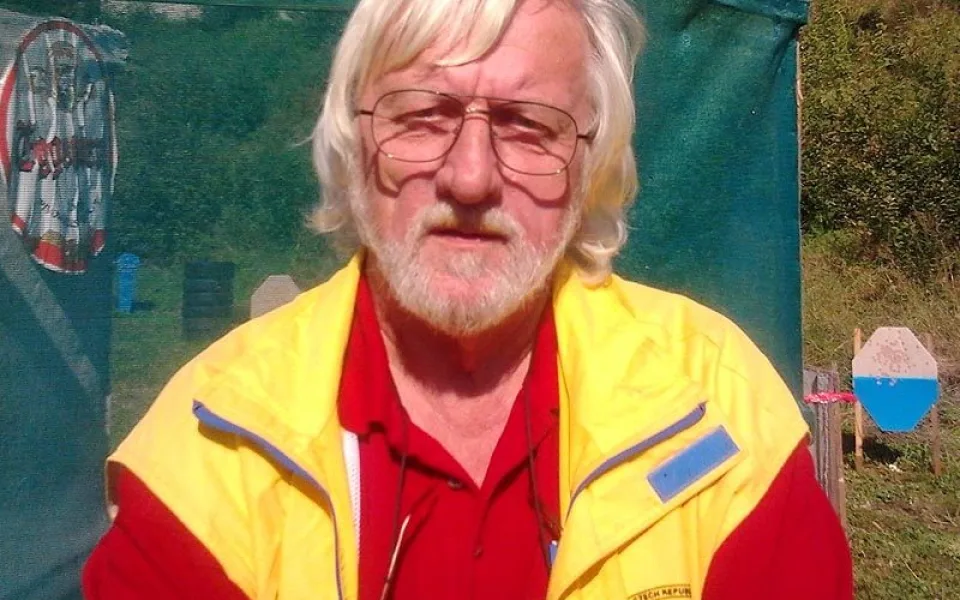 Předseda Klubu praktické střelby Eggenberg Český Krumlov Antonín Liška