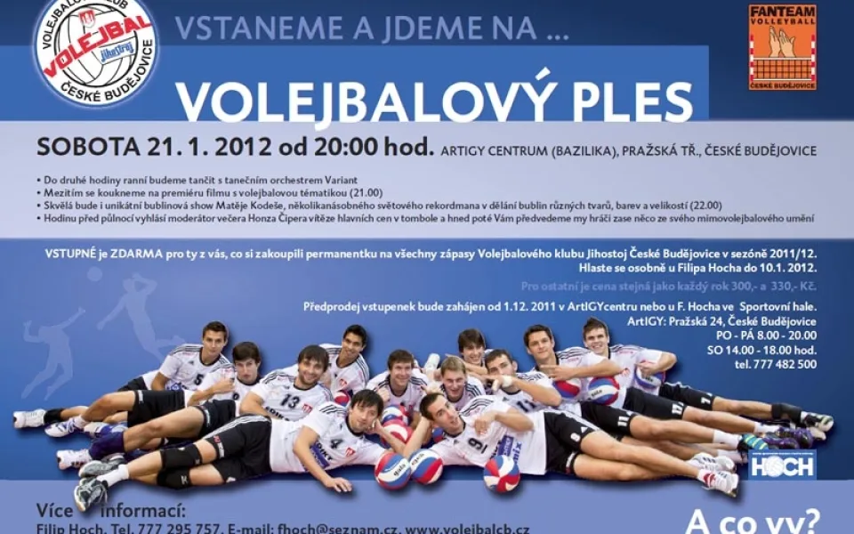 Volejbalový ples Jihostroje