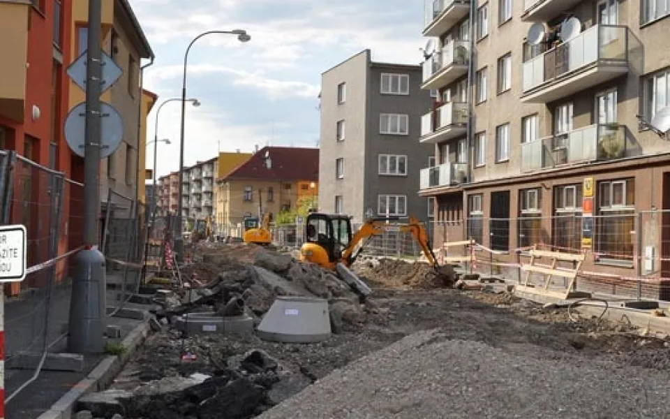 Rekonstrukce ulice Edvarda Beneše v Suchém Vrbném