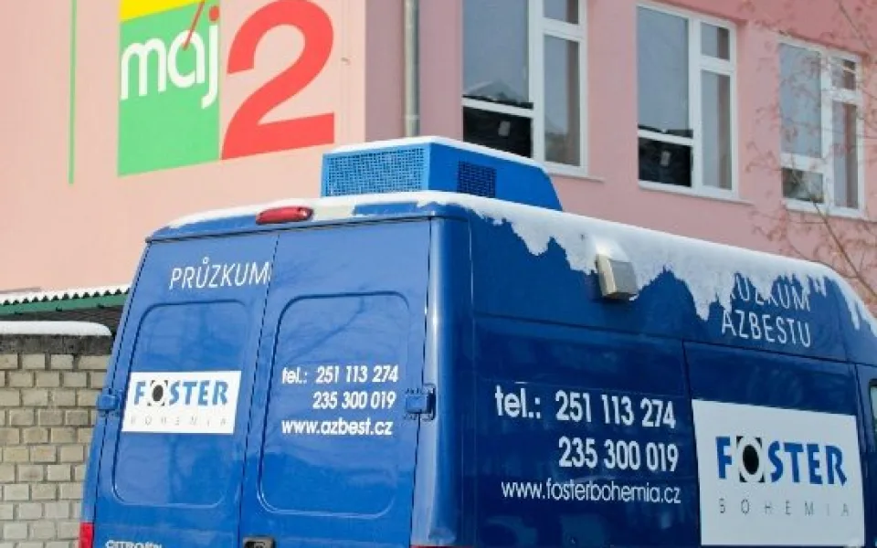 Sanace azbestu na Základní škole Máj II