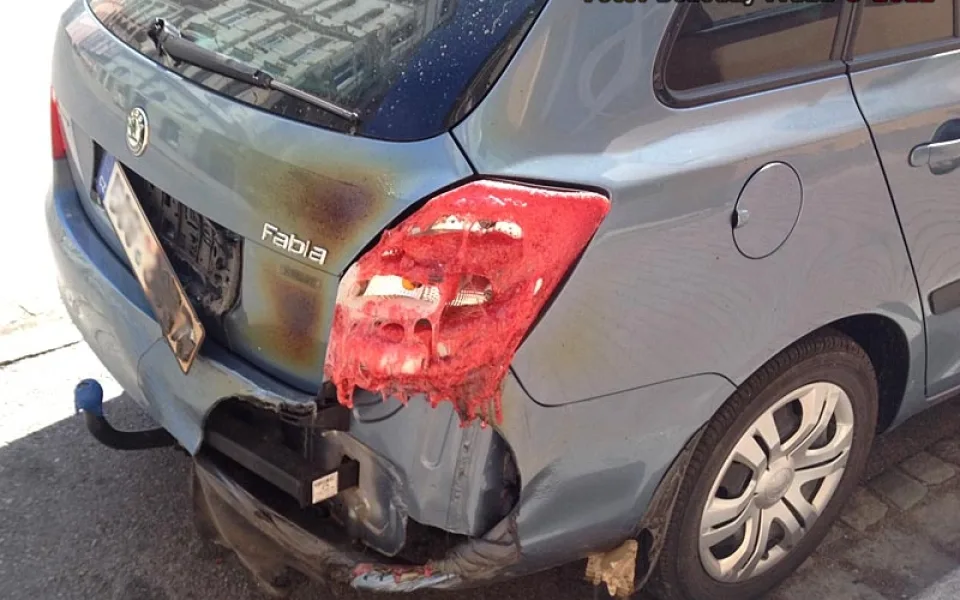 Na Škodě Fabia vznikla škoda ve výši 50 tisíc korun