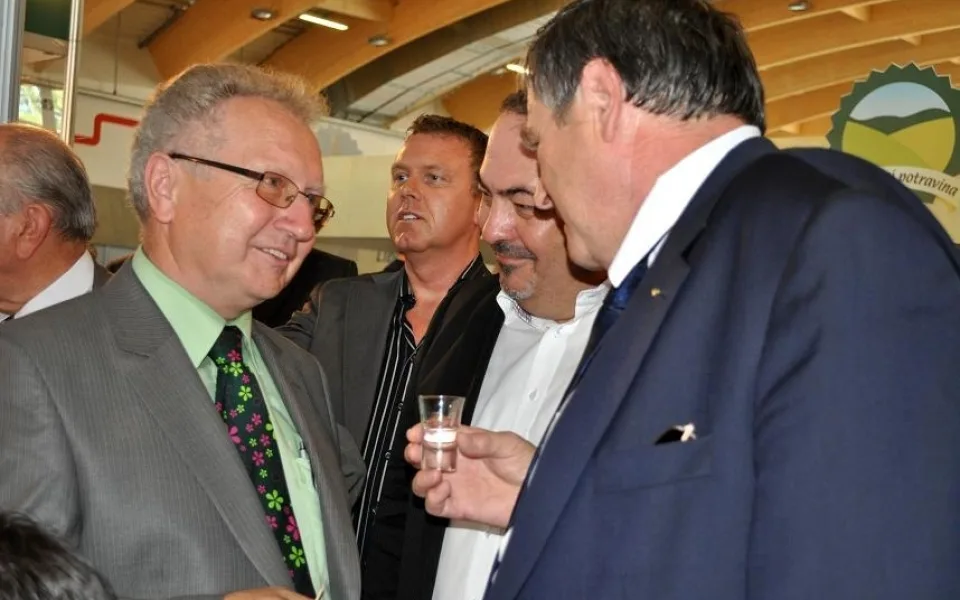 Prezident Agrární komory České republiky Jan Veleba (vlevo)