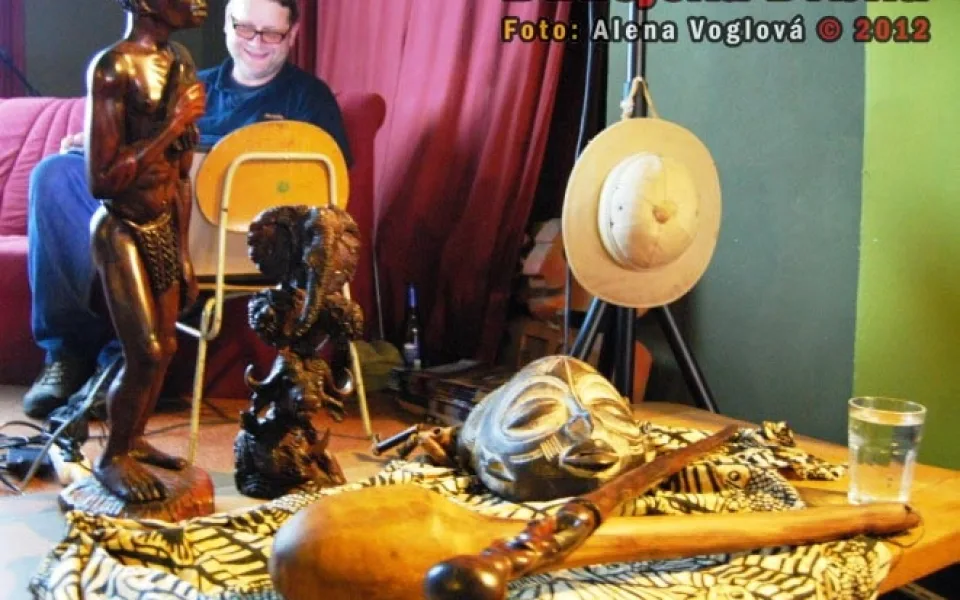 Jarda Michal, ředitel cestovky, který nám přednášel o Namibii