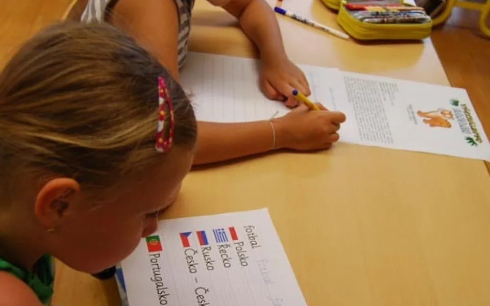 Pro děti jsou podle písma tvořené odlišné práce