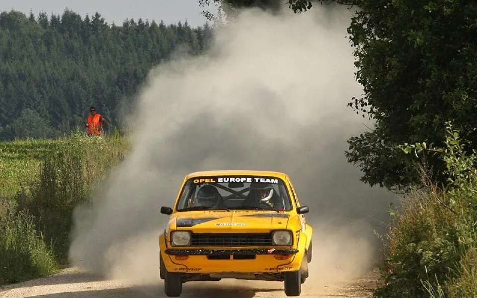 Šotolinový test Hájek Historic Czech National Rallye Teamu před soutěží ME historiků v San Marinu