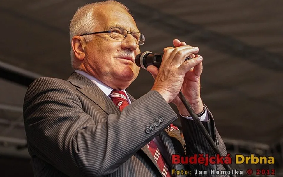 Prezident České republiky Václav Klaus