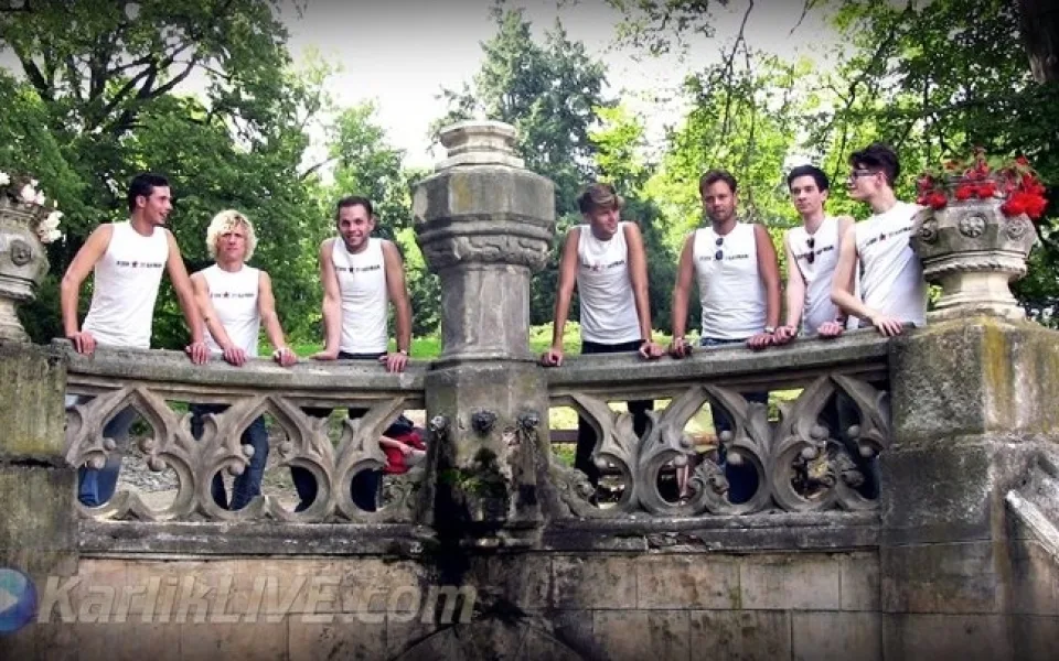 Finalisté soutěže GAYMAN Česko Slovensko 2012 při soustředění na Hluboké
