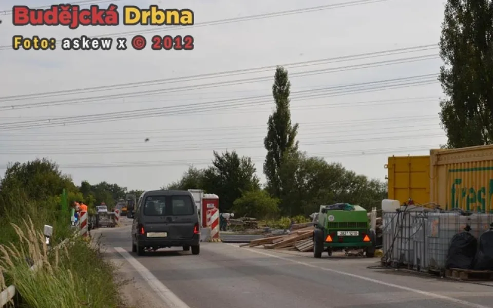 Most u Bavorovic v době rekonstrukce