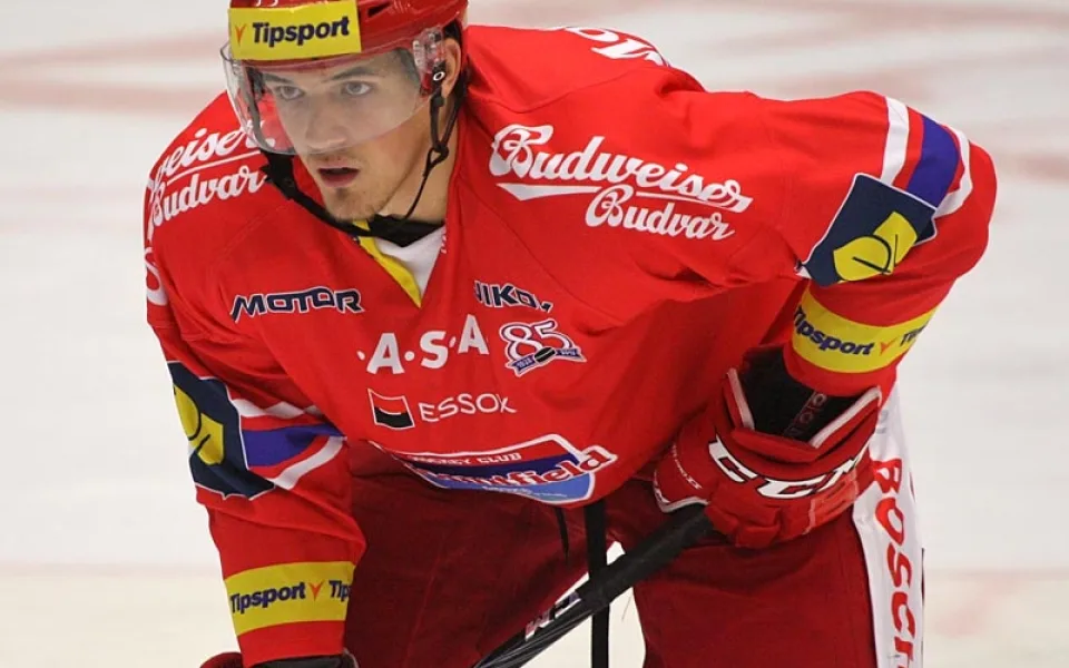 Jediný českobudějovický střelec Robin Soudek