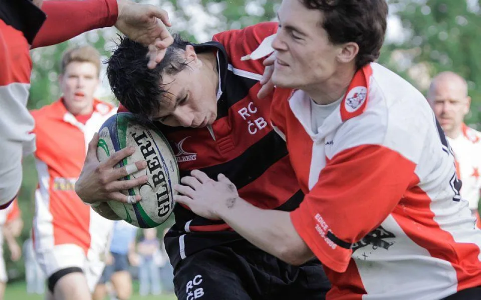 Budějčtí ragbisté zápas proti pražské Slavii zvládli