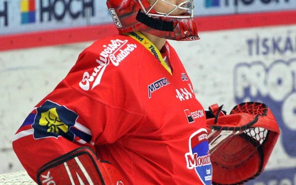 Gólman Mountfieldu Pavel Kantor