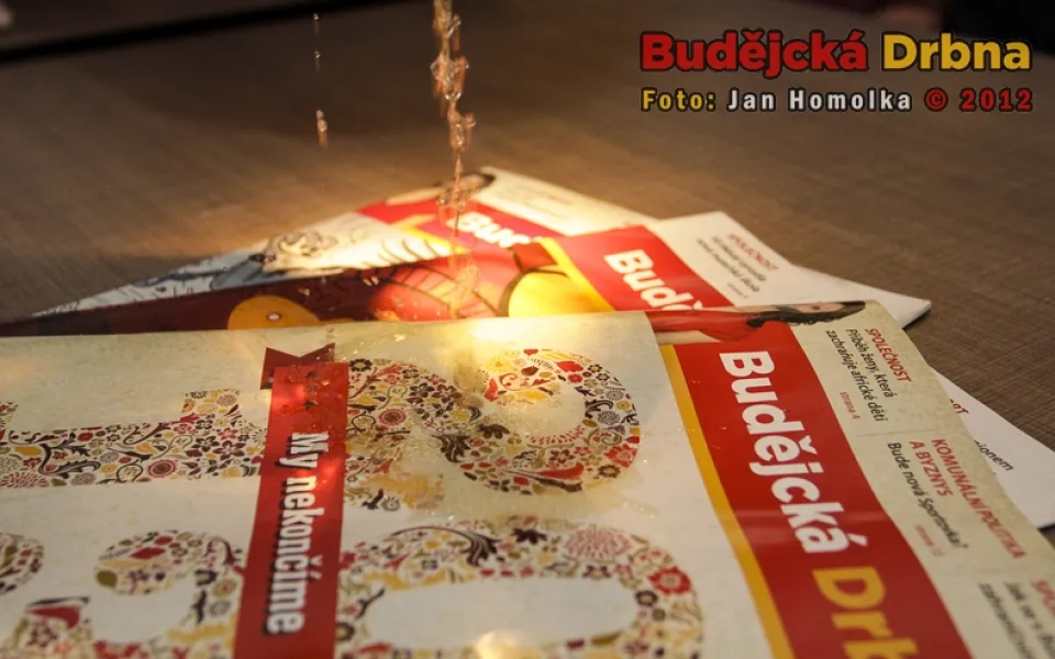Křest tištěné Budějcké Drbny