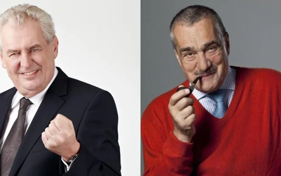 Miloš Zeman a Karel Schwarzenberg