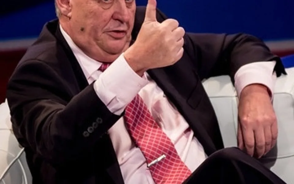 Prezident České republiky Miloš Zeman