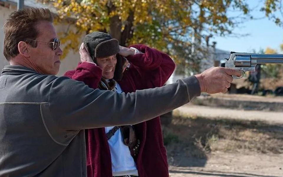 Arnold Schwarzenegger a Johnny Knoxville