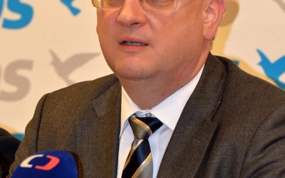 Tisková konference s Petrem Nečasem