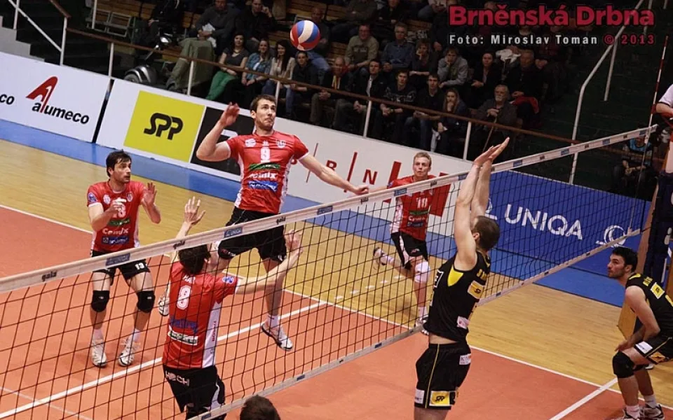 Volejbal Brno - VK Jihostroj České Budějovice 0:3