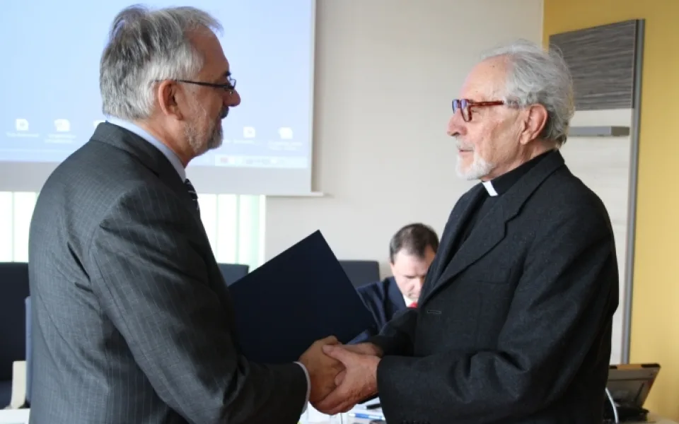 Jmenování Karla Skalického emeritním profesorem Jihočeské univerzity