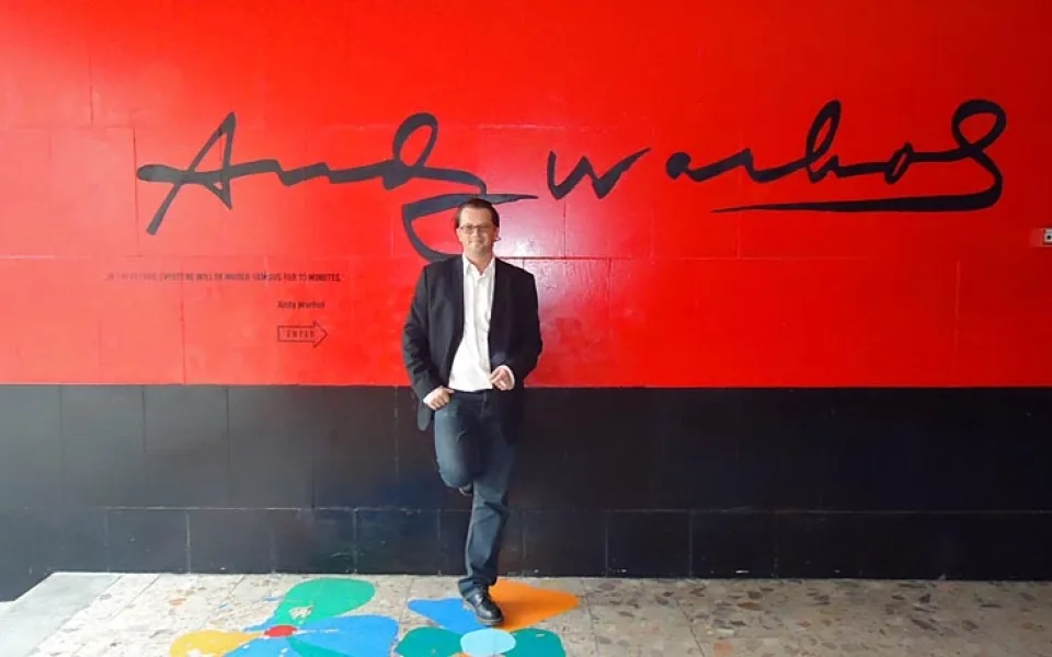 Kurátor výstavy Andy Warhol - Zlatá šedesátá Miroslav Houška