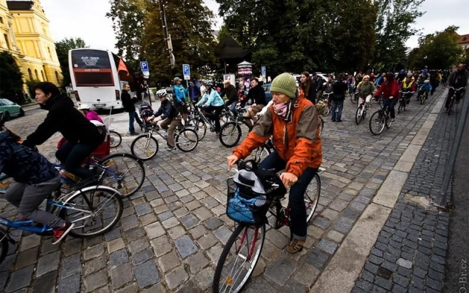 První ročník Velké budějovické cyklojízdy. Foto Ondřej Brynych