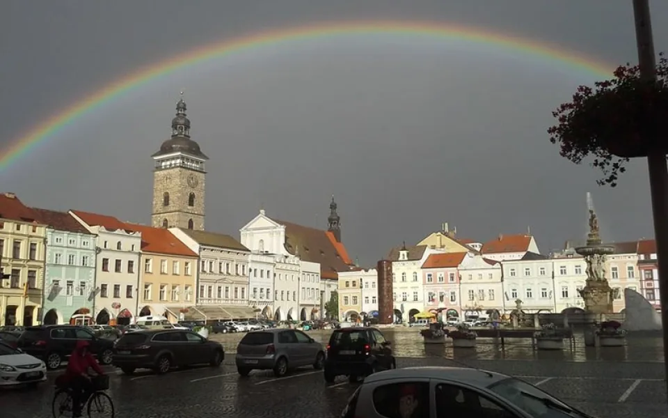 Náměstí Přemysla Otakara II. Foto Jaroslav Hrubý