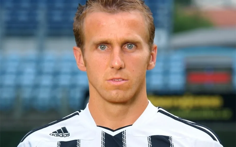 Karel Poborský v dresu Dynama