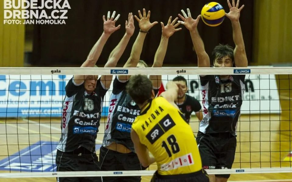 VK Jihostroj České Budějovice - Volejbal Brno 3:1