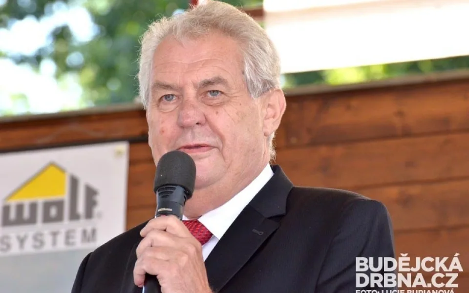 Prezident České republiky Miloš Zeman
