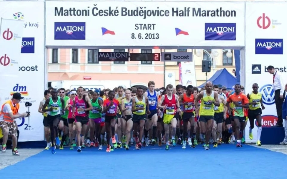 Start Mattoni 1/2Maratonu České Budějovice