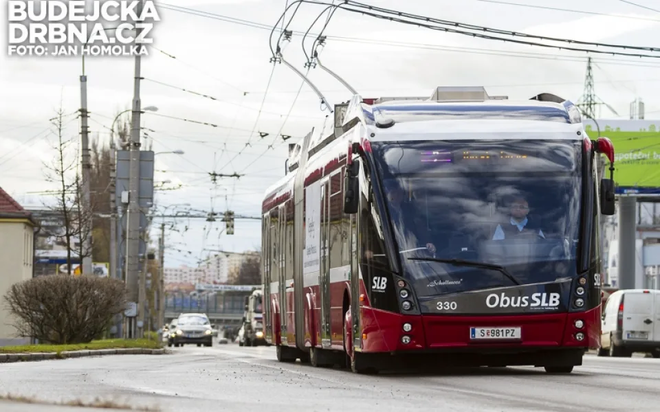 Trolejbus MetroStyle v Českých Budějovích