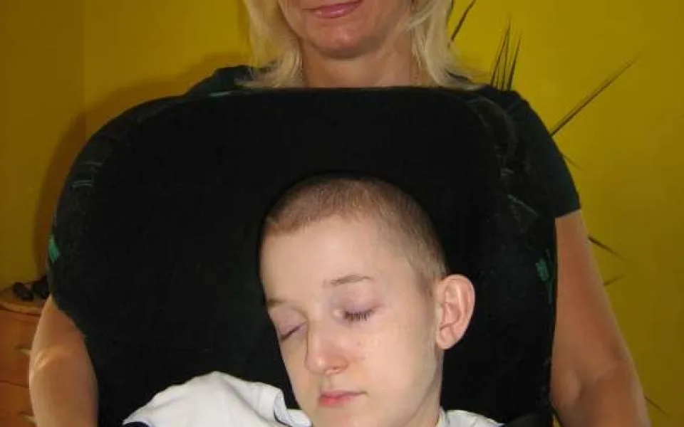 Letos oslavil Filip 18. narozeniny. Na snímku se svou maminkou