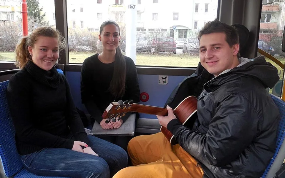Zdeňka Čížková, Michaela Šimková a Lukáš Vilimovský (na snímku zleva)