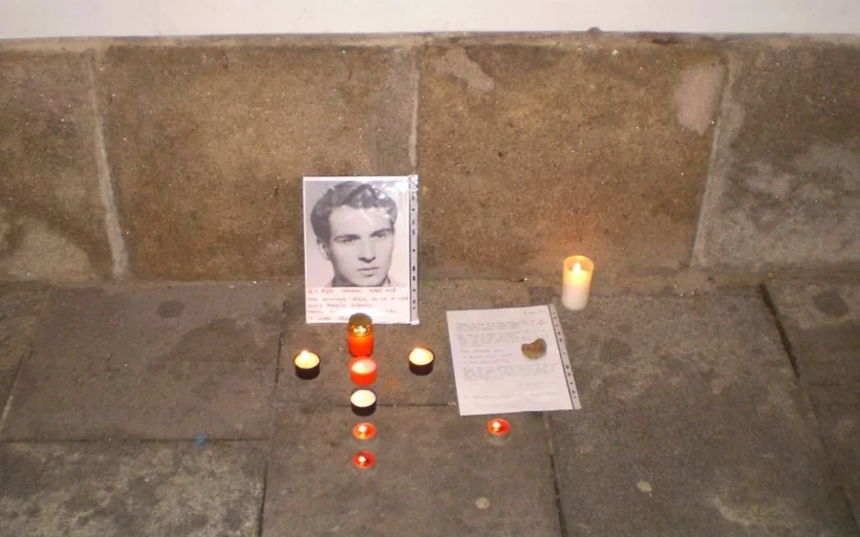 Pietní místo u budějcké radnice
