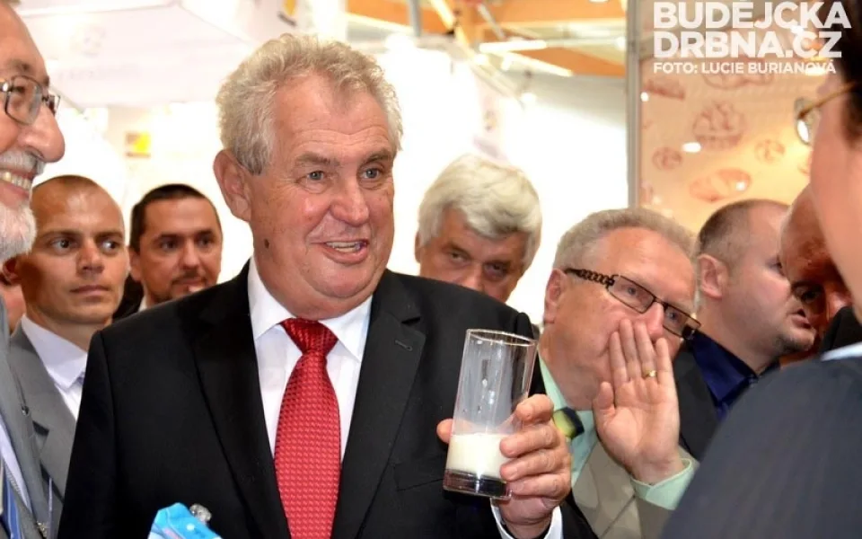 Miloš Zeman na výstavě Země živitelka 2013