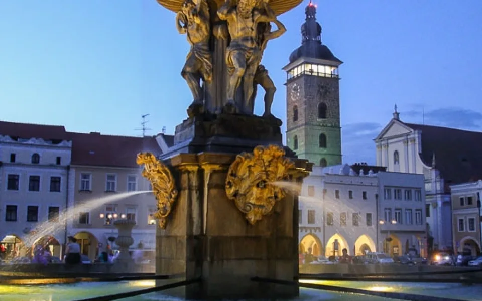 Náměstí Přemysla Otakara II. v Českých Budějovicích