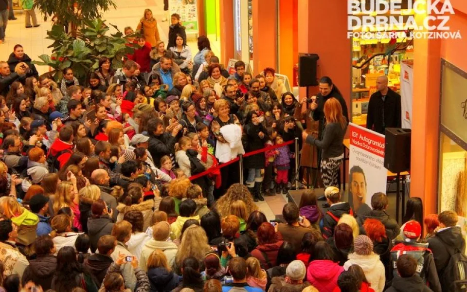 Autogramiáda Vladka Dobrovodského v IGY Centru
