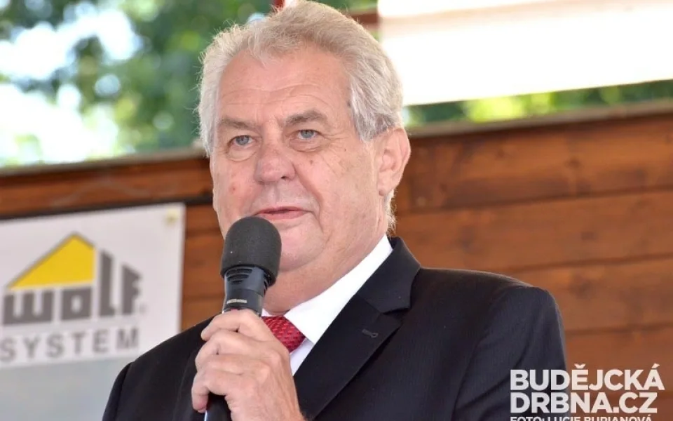 Prezident České republiky Miloš Zeman