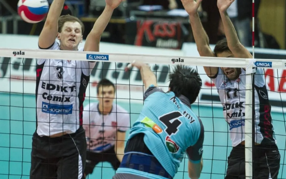 Největší problémy dělal volejbalistům Jihostroje jejich bývalý spoluhráč Jakub Novotný