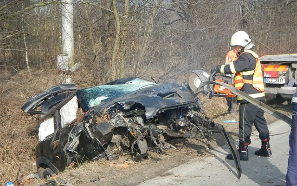 Zdemolovaný Mini Cooper