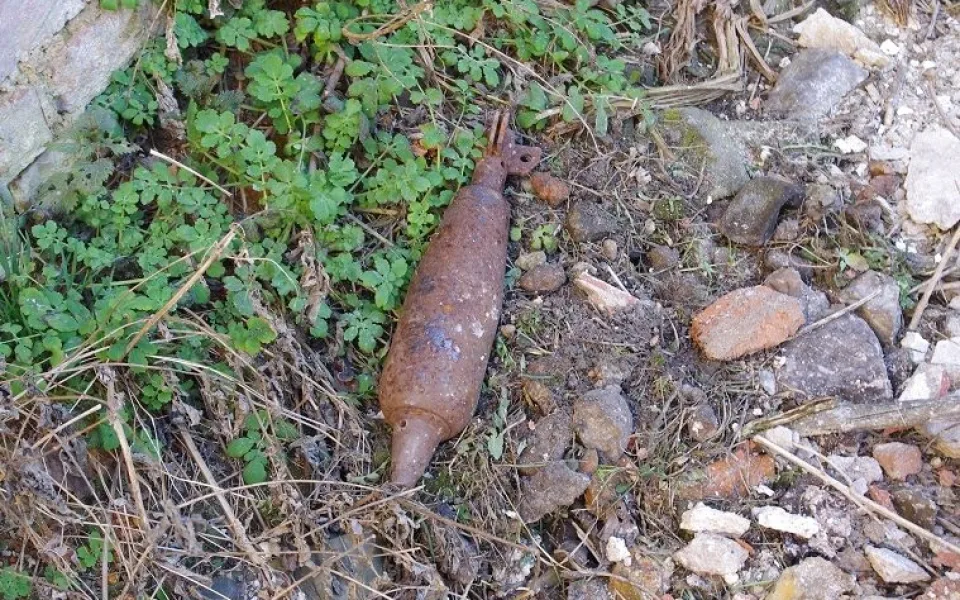 Munice objevená ve Skuherského ulici
